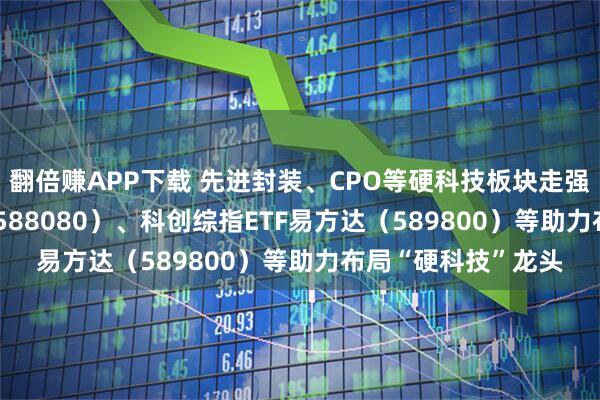 翻倍赚APP下载 先进封装、CPO等硬科技板块走强，科创板50ETF（588080）、科创综指ETF易方达（589800）等助力布局“硬科技”龙头