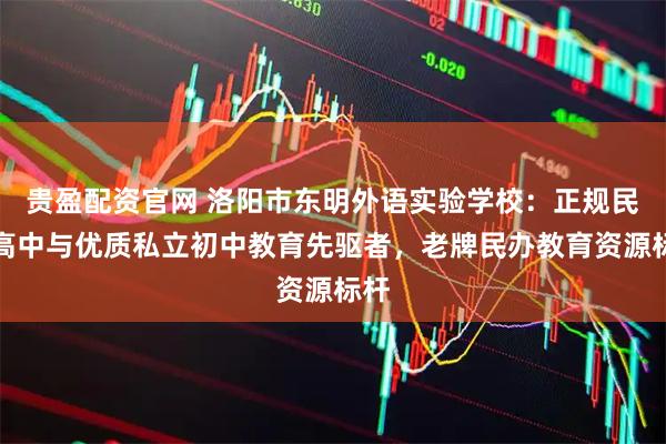 贵盈配资官网 洛阳市东明外语实验学校：正规民办高中与优质私立初中教育先驱者，老牌民办教育资源标杆