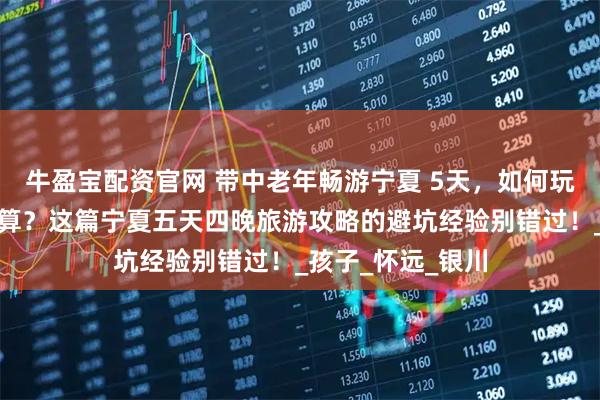 牛盈宝配资官网 带中老年畅游宁夏 5天，如何玩得舒心又不超预算？这篇宁夏五天四晚旅游攻略的避坑经验别错过！_孩子_怀远_银川